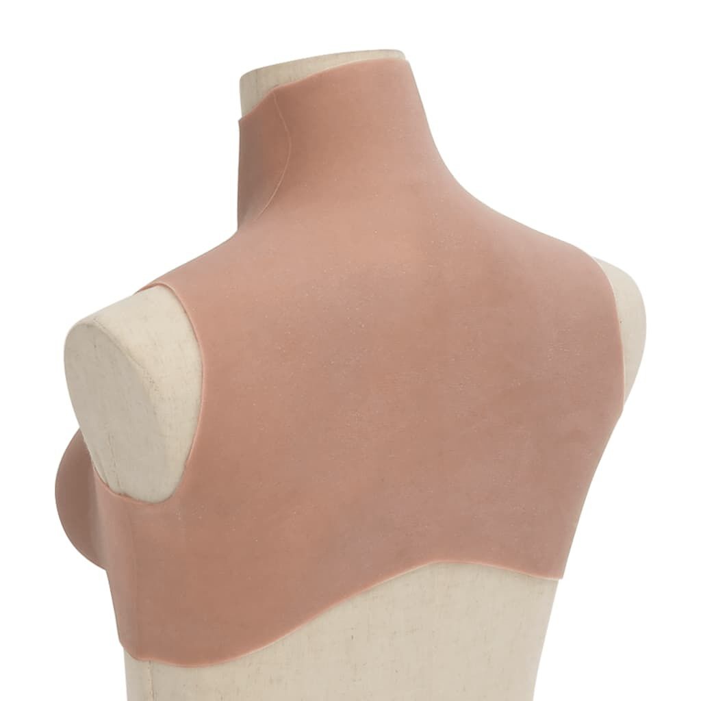 VidaXL Borstprothese C-cup Tan Silicone - 50% Korting!