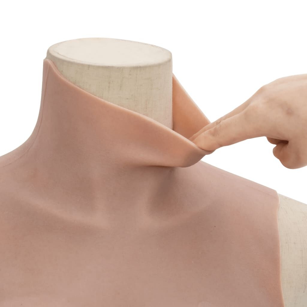 VidaXL Borstprothese C-cup Tan Silicone - 50% Korting!