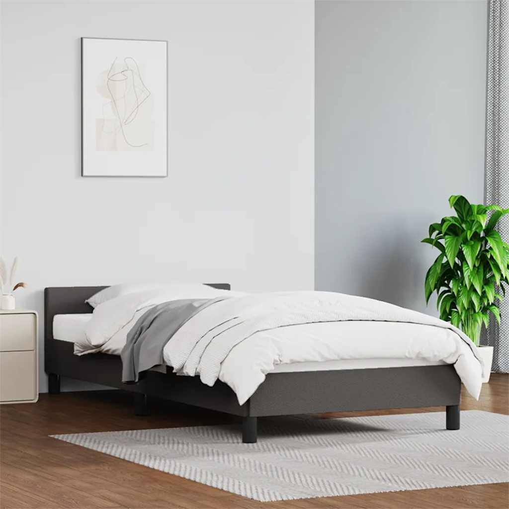 Bedframe 90x200 Grijs (Zonder Matras) - 47% Korting!