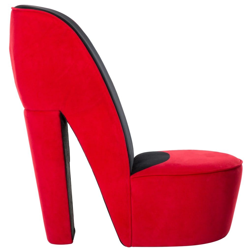 VidaXL Hakstoel Rood Fluweel - 41% Korting!