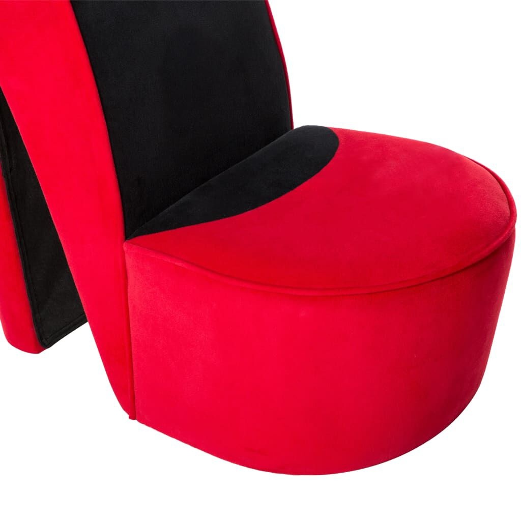 VidaXL Hakstoel Rood Fluweel - 41% Korting!