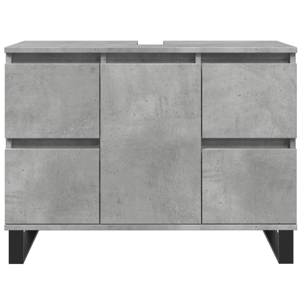 vidaXL Badkamerkast Betongrijs 80cm - 42% Korting! (Beschadigde Verpakking)