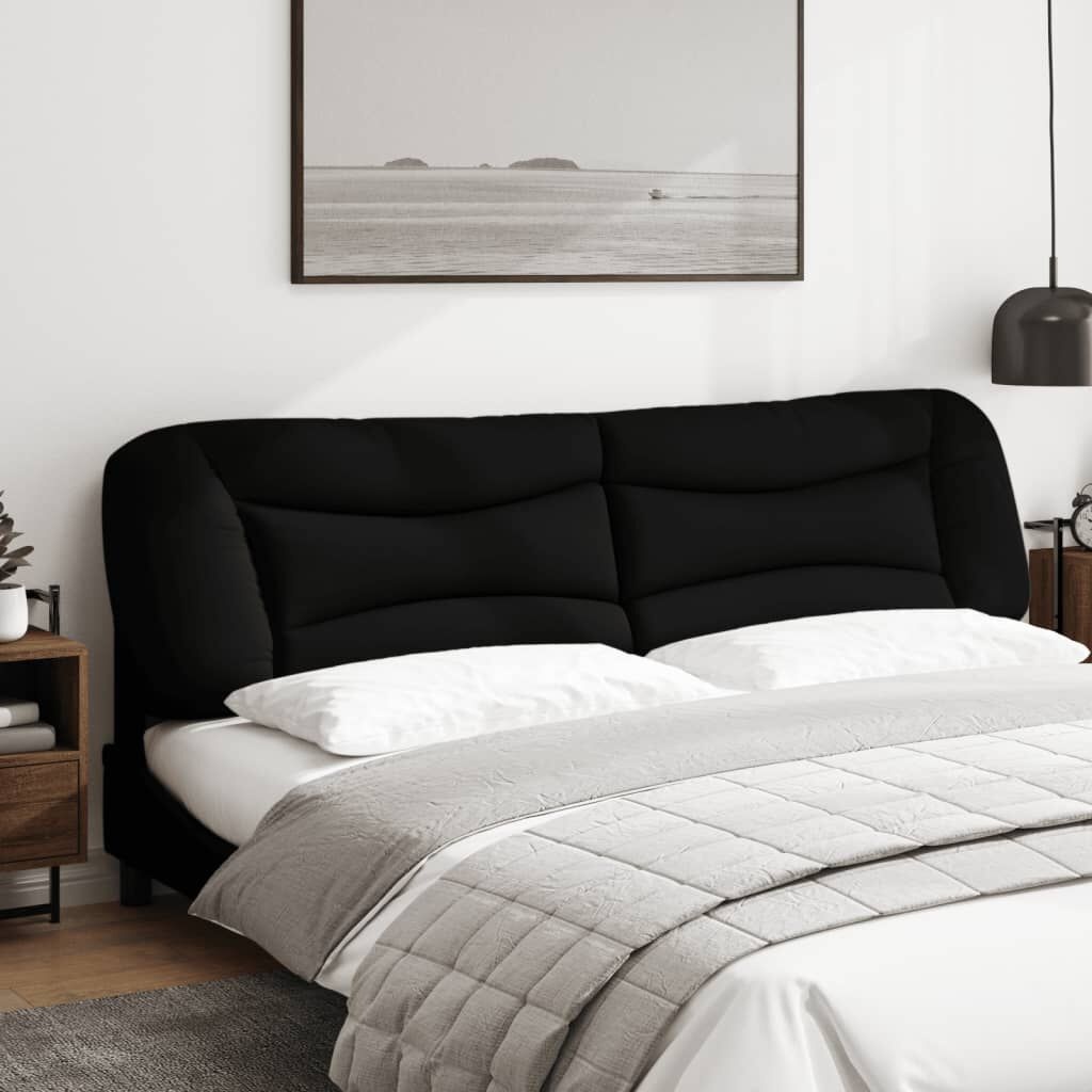 vidaXL Hoofdbordkussen Zwart 200cm - 42% Korting!