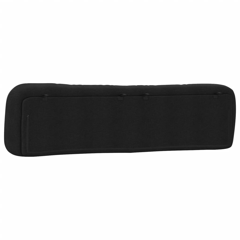 vidaXL Hoofdbordkussen Zwart 200cm - 42% Korting!