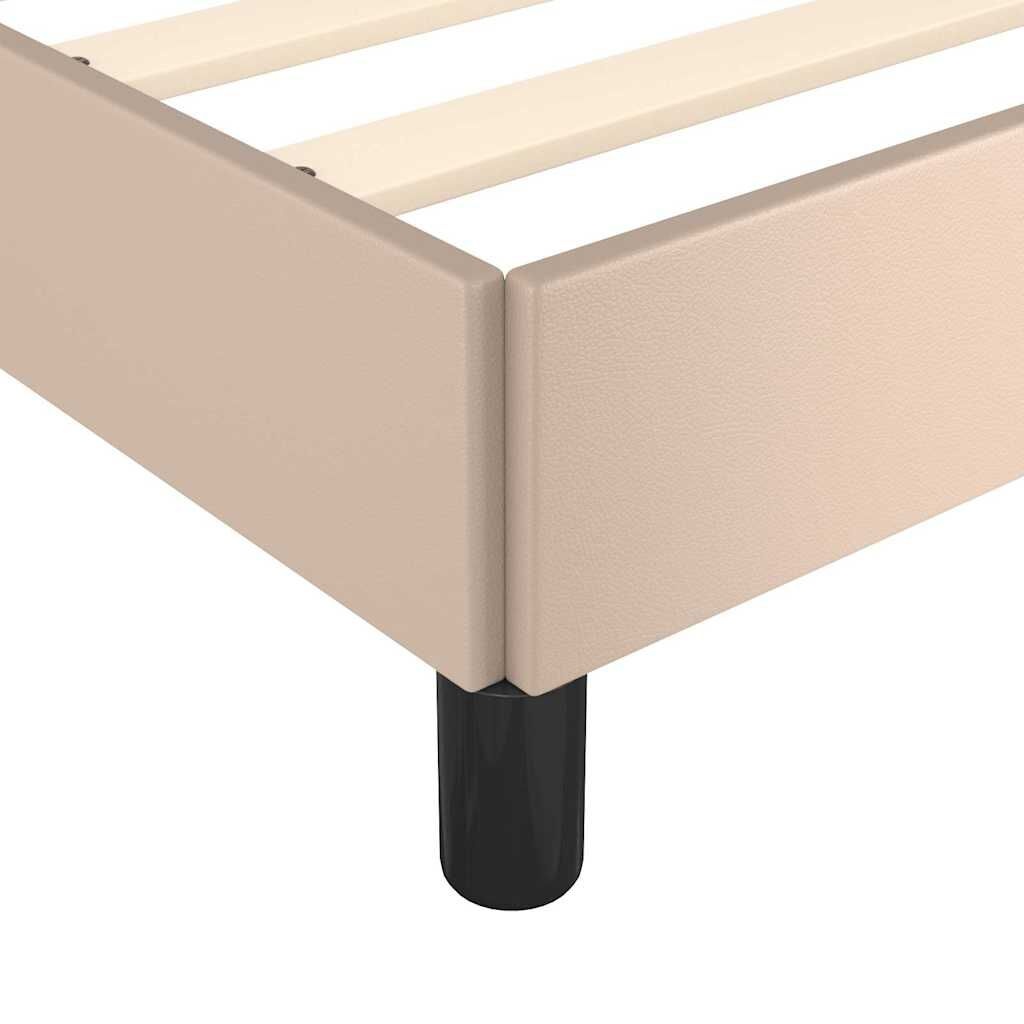 vidaXL Bedframe 140x200 Cappuccino - 41% Korting!