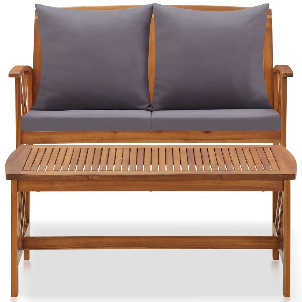 Lounge Set Acaciahout met Kussens - 41% Korting!