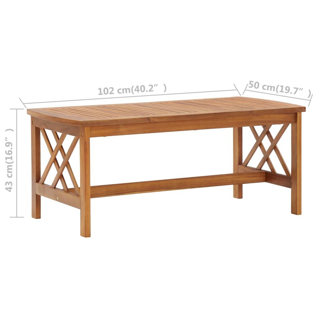 Lounge Set Acaciahout met Kussens - 41% Korting!