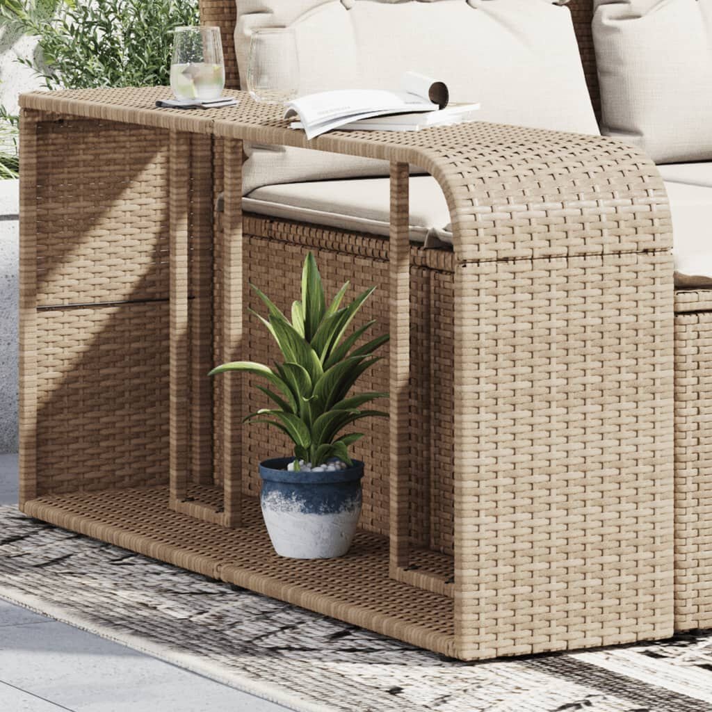 VidaXL Opbergschappen Rattan Beige - 35% Korting!
