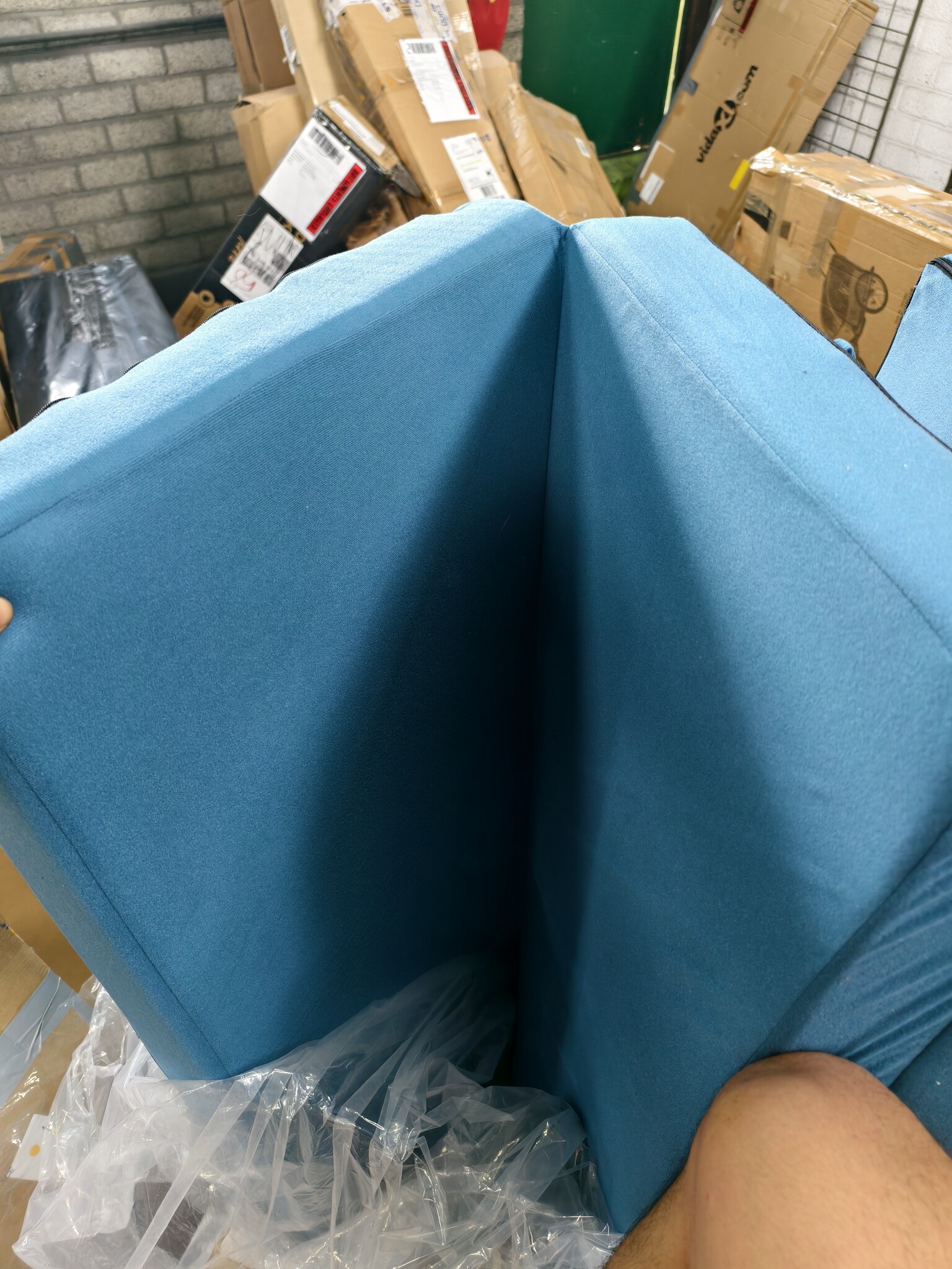 Opvouwbaar Matras 200x120cm Navy - 55% Korting! (Met Gebruikerssporen)