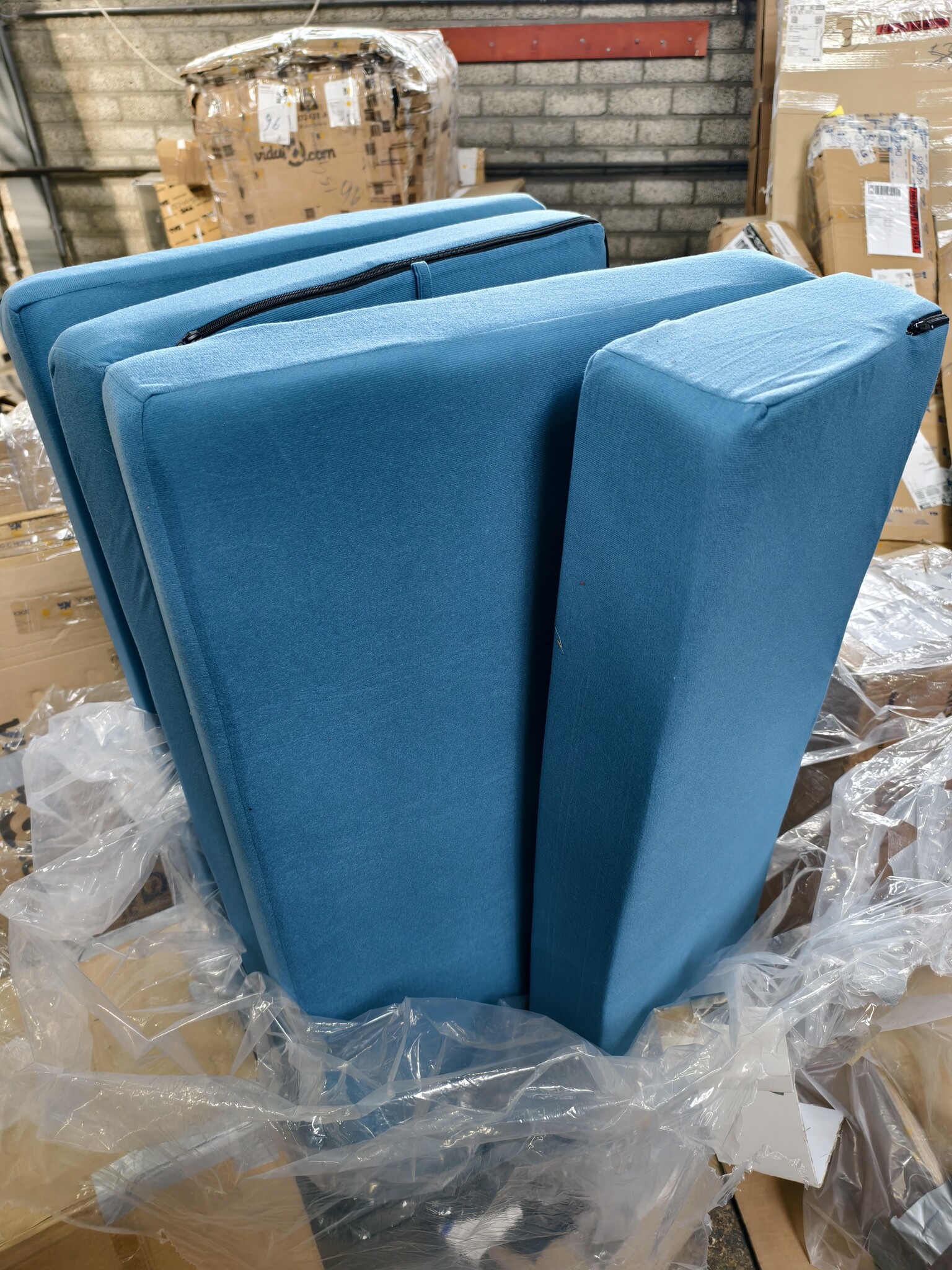 Opvouwbaar Matras 200x120cm Navy - 55% Korting! (Met Gebruikerssporen)
