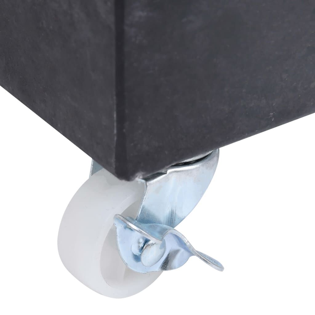 vidaXL Granieten Parasolvoet Zwart - 35% Korting!