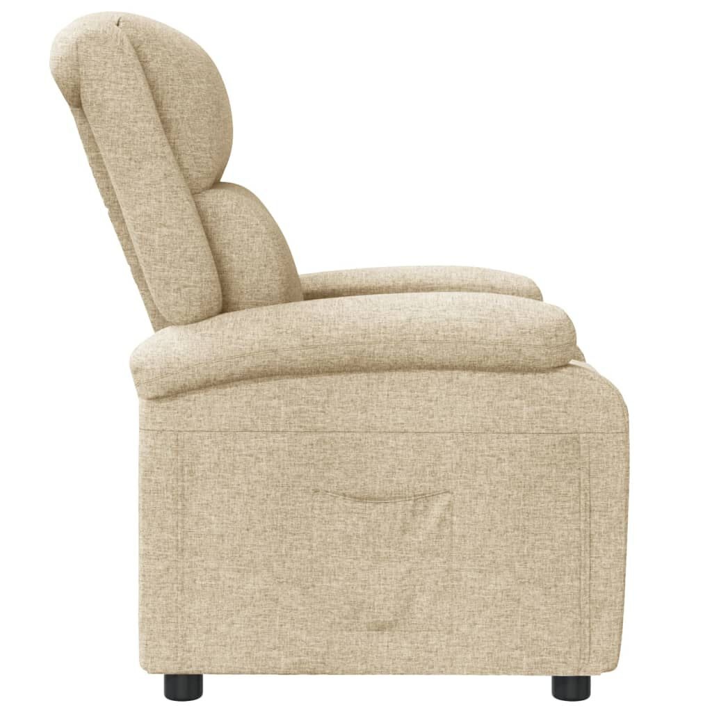vidaXL Verstelbare Fauteuil Crème - 35% Korting!