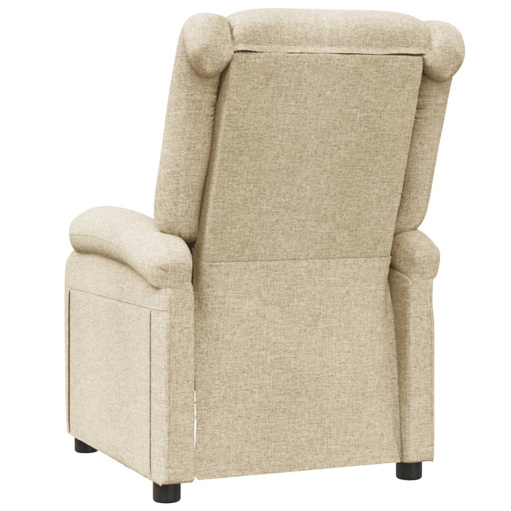 vidaXL Verstelbare Fauteuil Crème - 35% Korting!