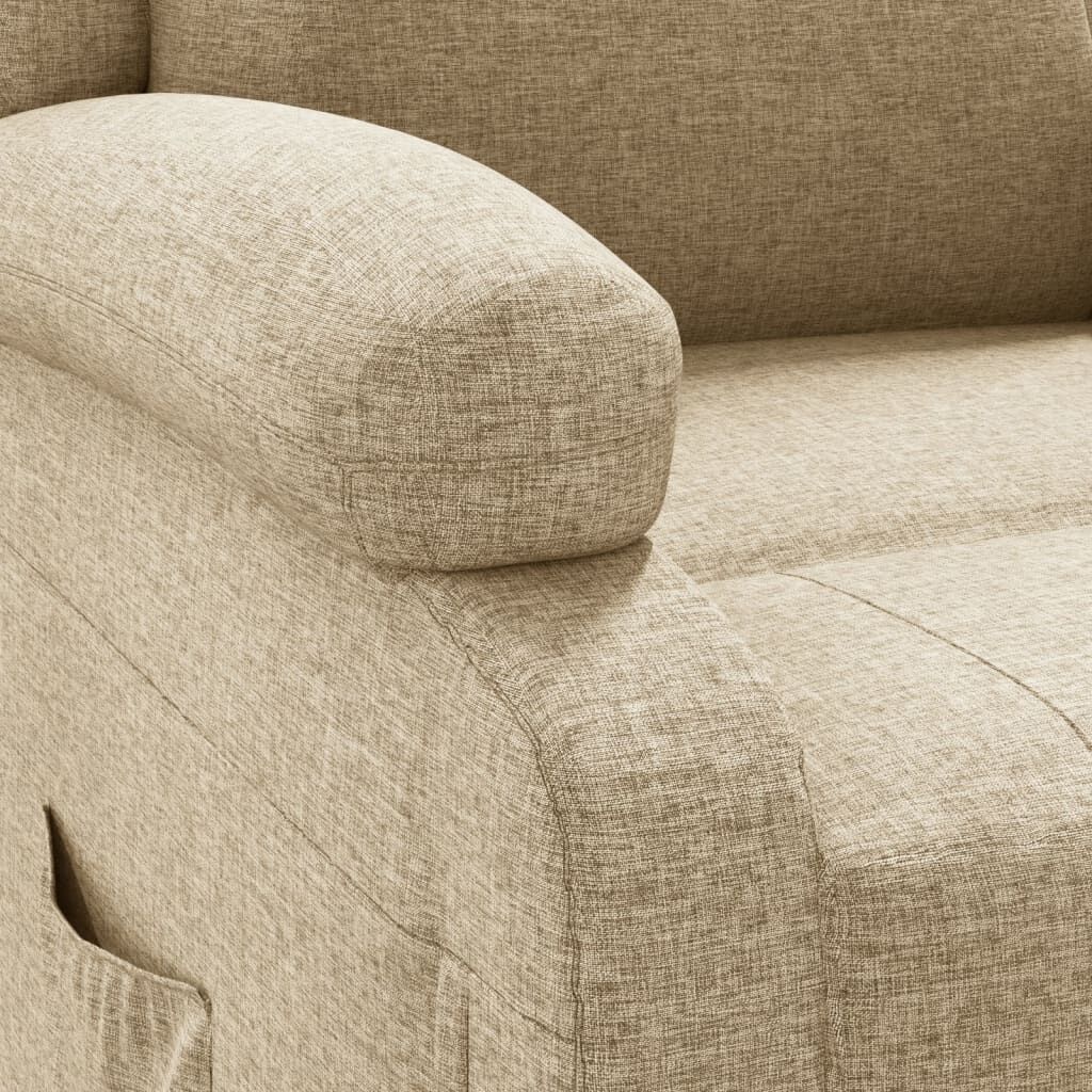 vidaXL Verstelbare Fauteuil Crème - 35% Korting!