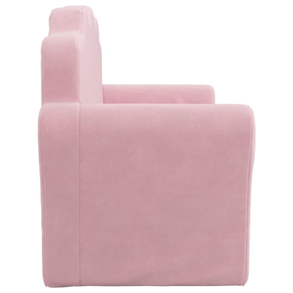 vidaXL Kinderslaapbank Roze Pluche - 35% Korting!