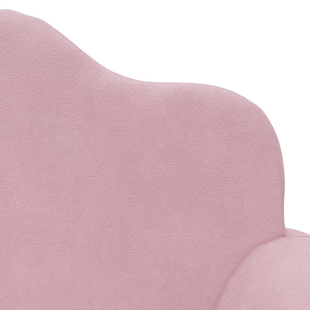 vidaXL Kinderslaapbank Roze Pluche - 35% Korting!