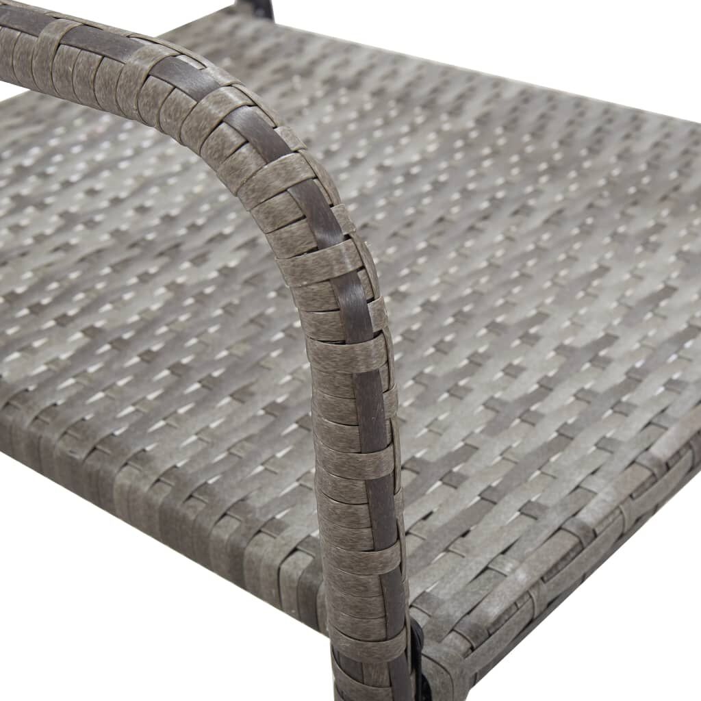 VidaXL Tuinstoelen (6 st) Grijs -45% Korting! Stapelbaar!