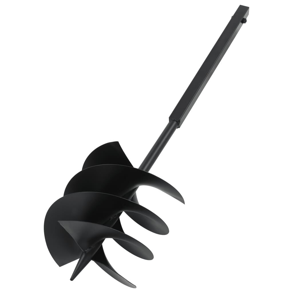 VidaXL Grondboor 250mm - Zwart - 55% Korting! (Zonder Punt)