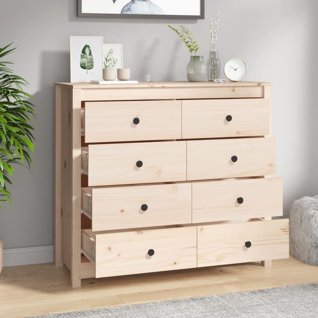 vidaXL Dressoir Grenenhout 100x40x90cm - 35% Korting!