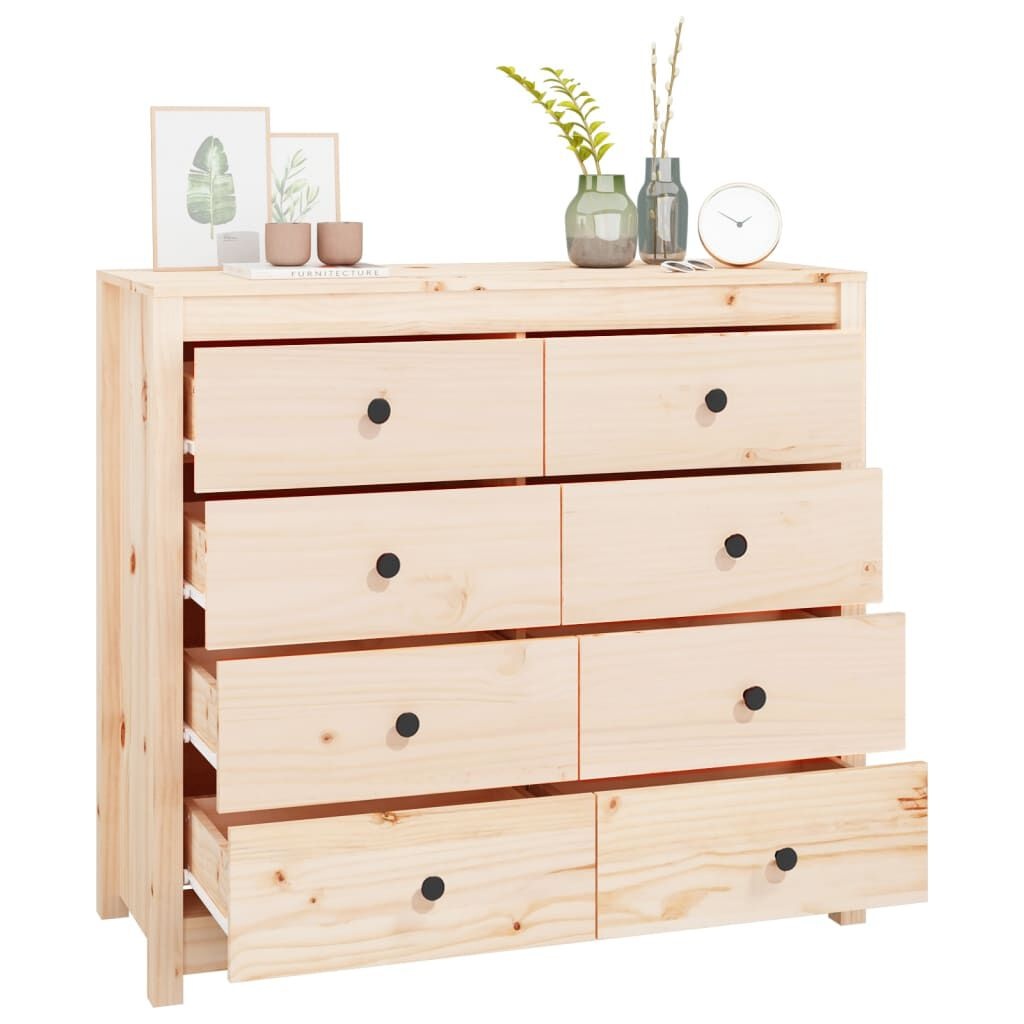 vidaXL Dressoir Grenenhout 100x40x90cm - 35% Korting!