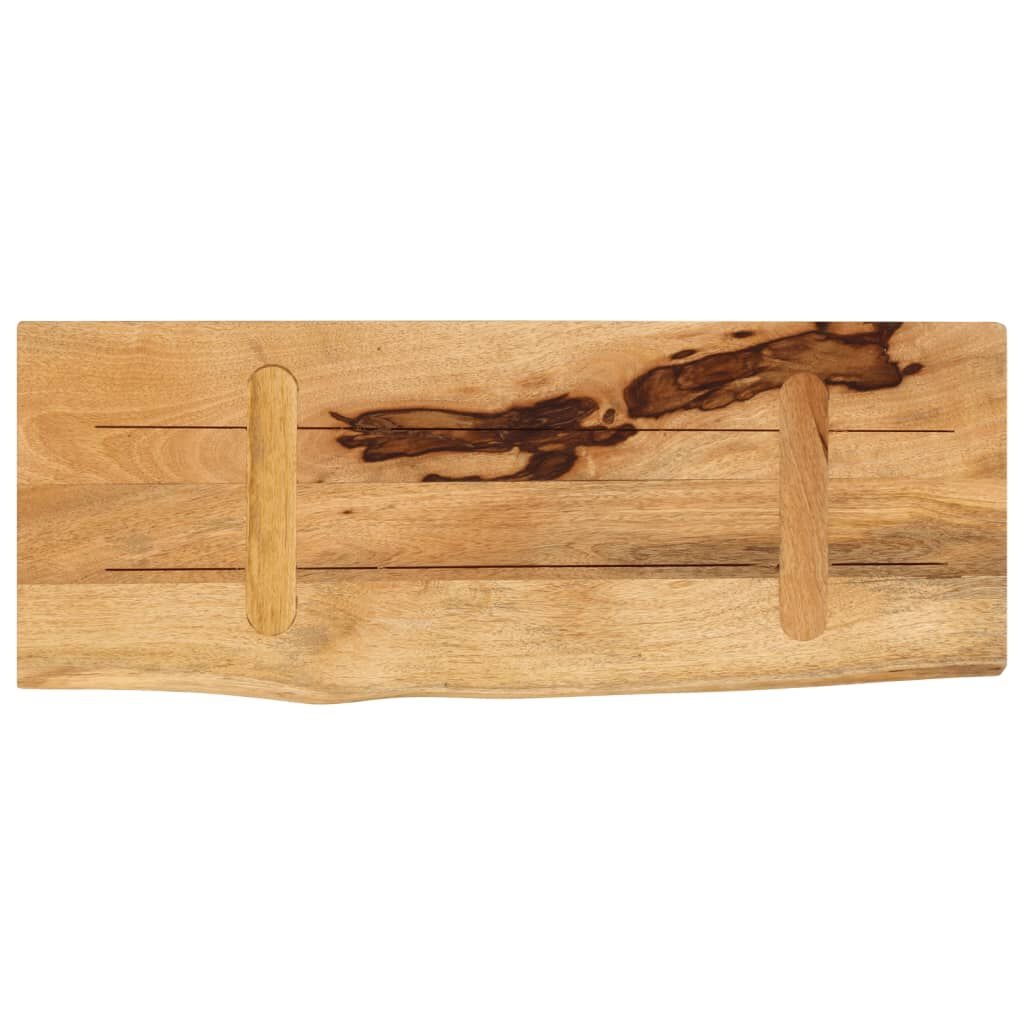 Mangohouten Tafelblad 80x20cm - Natuurlijke Rand - 42% Korting!