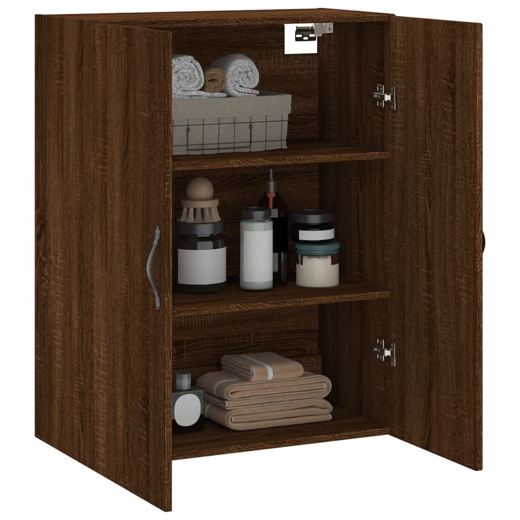 vidaXL Wandkast Bruin Eiken 69,5cm - 35% Korting!