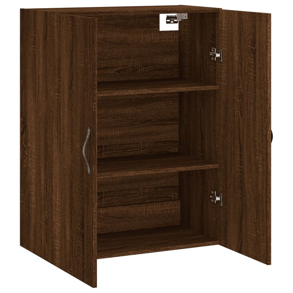 vidaXL Wandkast Bruin Eiken 69,5cm - 35% Korting!