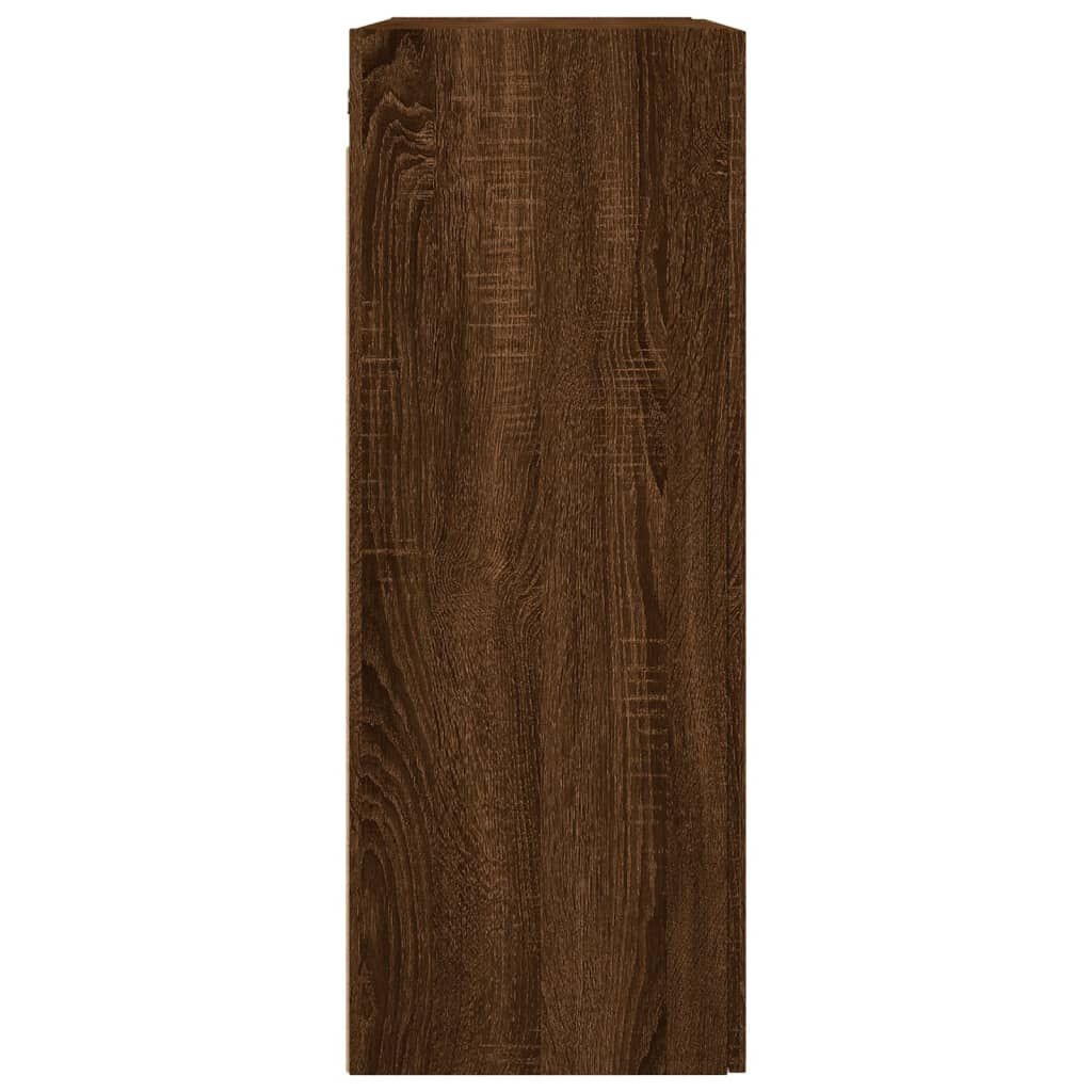 vidaXL Wandkast Bruin Eiken 69,5cm - 35% Korting!