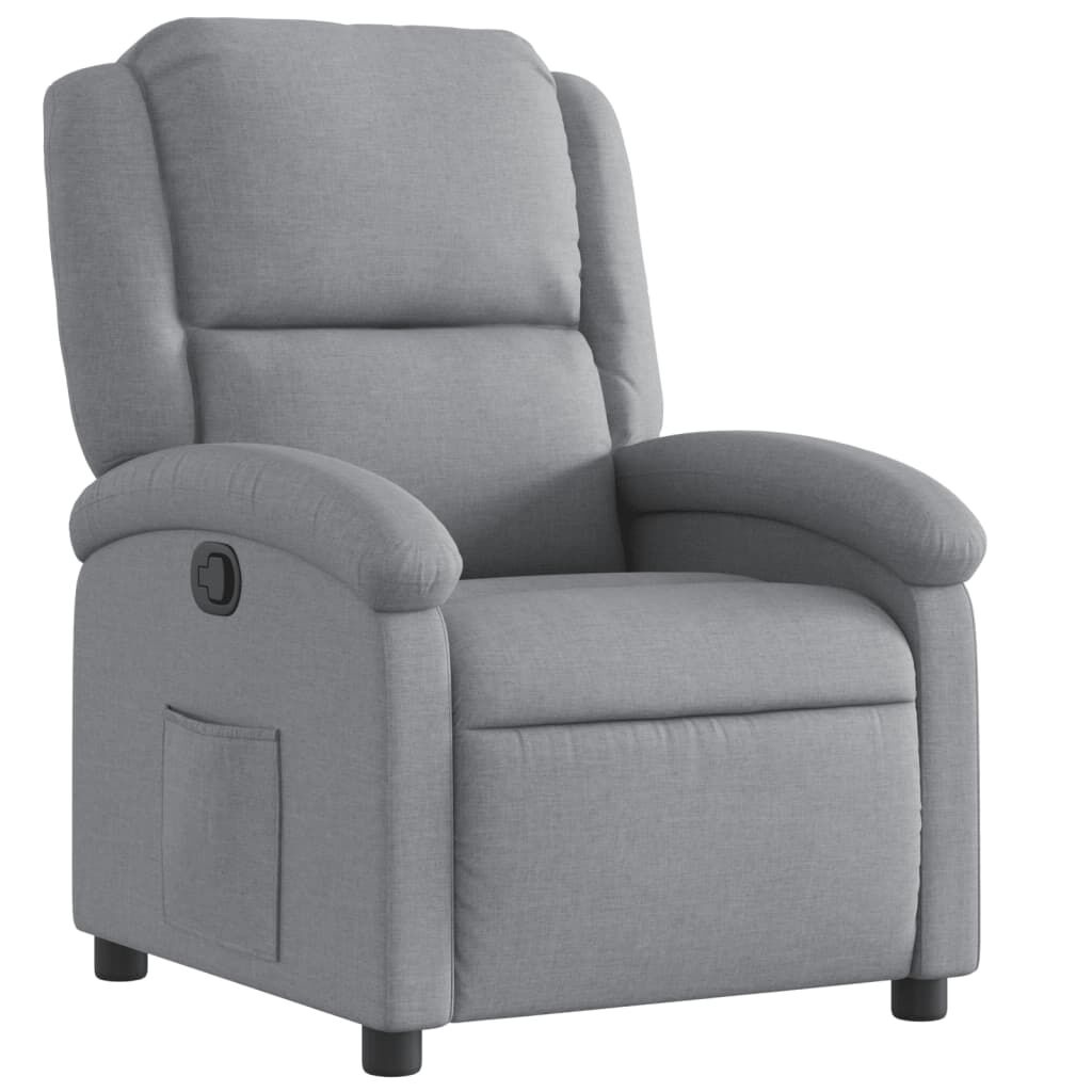 VidaXL Verstelbare Fauteuil Lichtgrijs - 47% Korting!