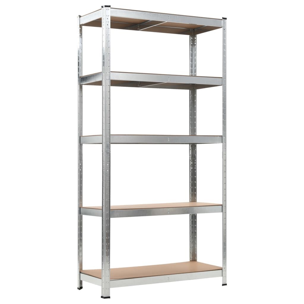 vidaXL Opbergrek Zilver - 5 Laags - 35% Korting!