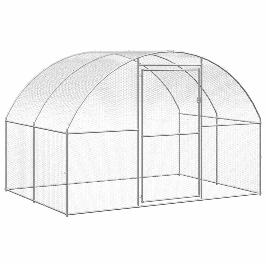 Kippenren 3x2x2m gegalvaniseerd - 35% Korting!