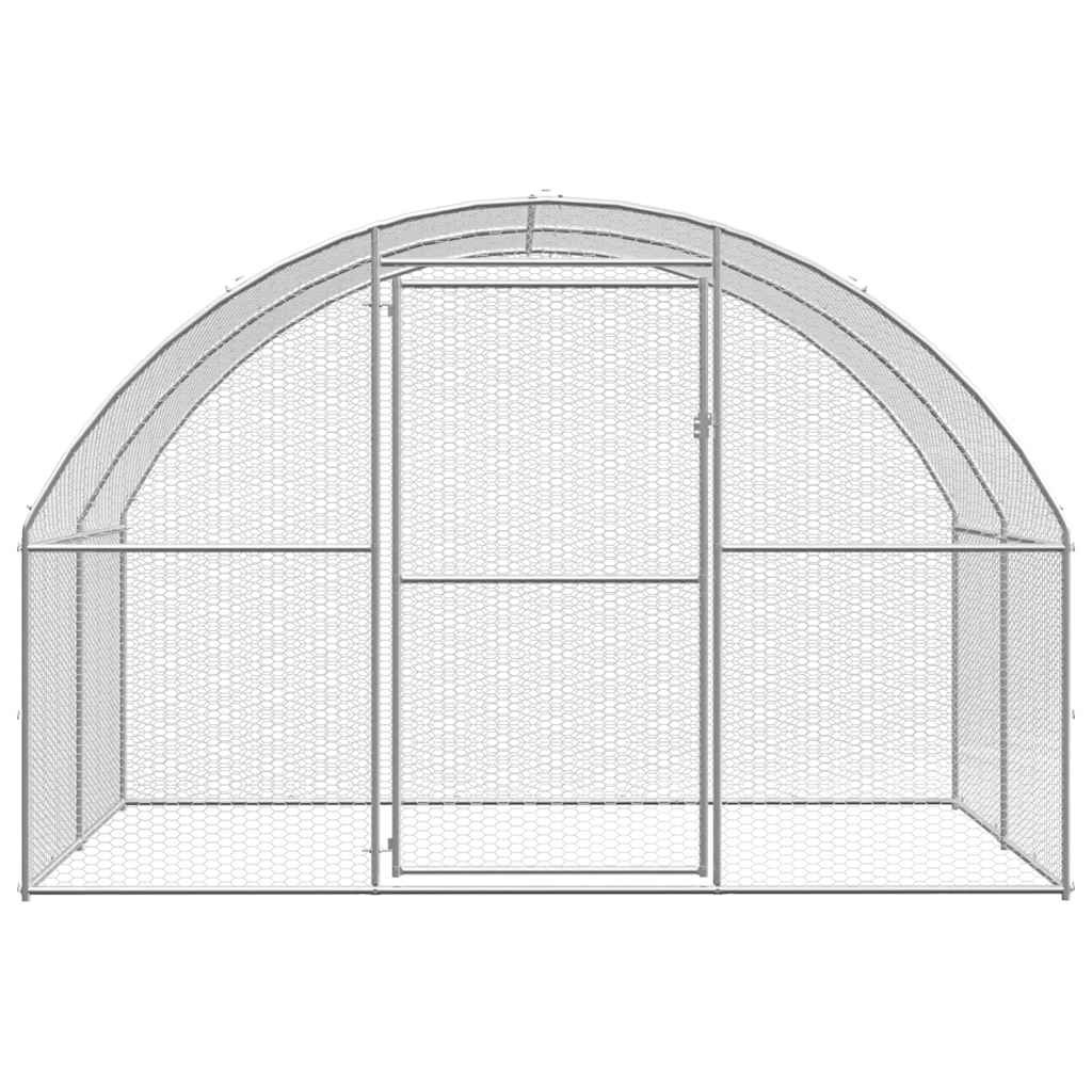Kippenren 3x2x2m gegalvaniseerd - 35% Korting!