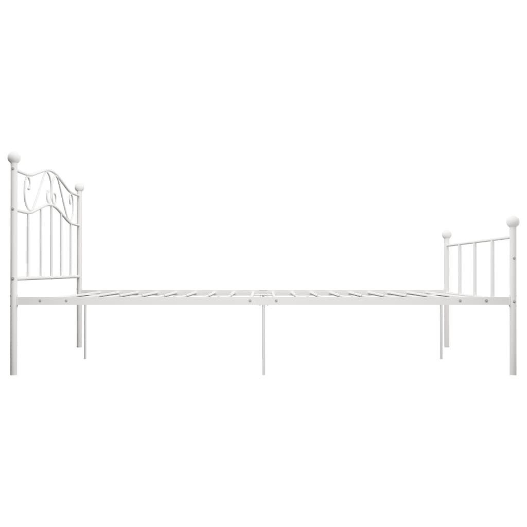 vidaXL Bedframe Wit 160x200 - BESCHADIGD - 41% Korting!