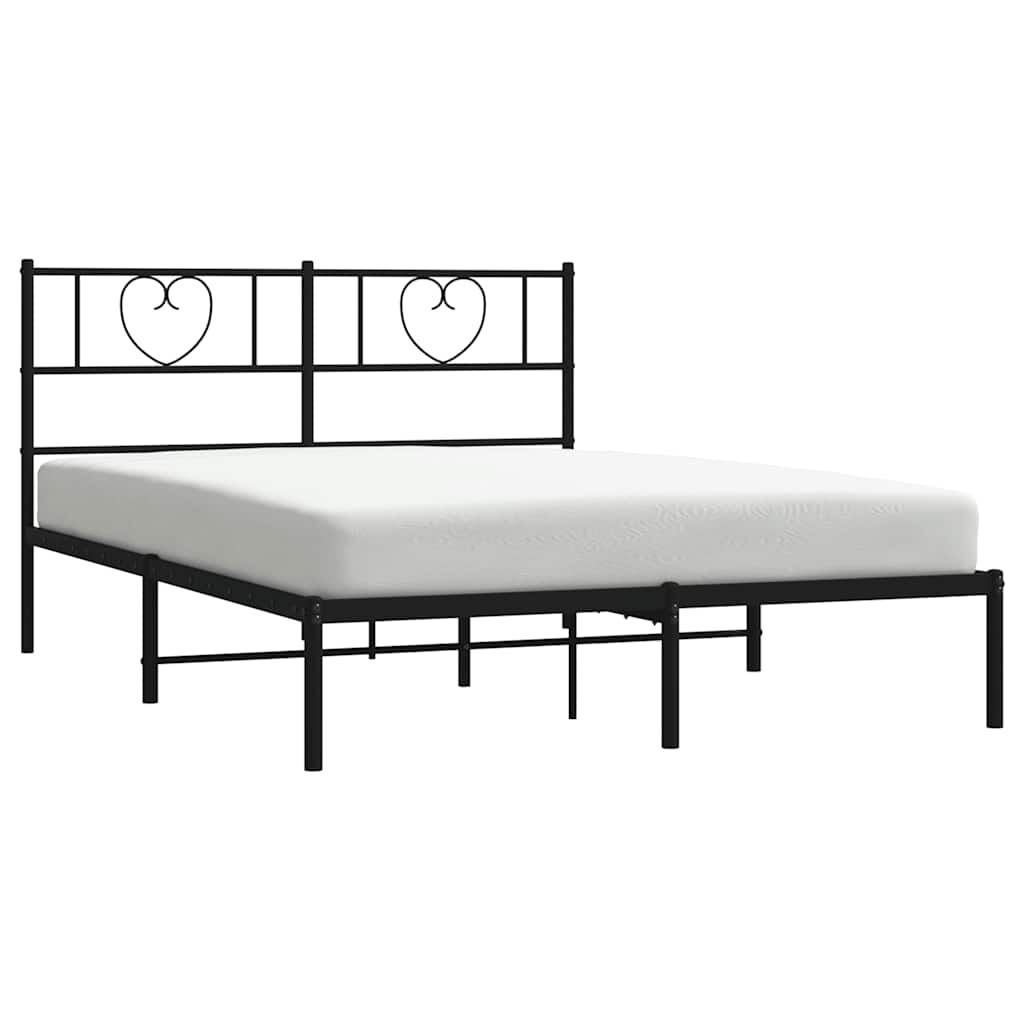 vidaXL Bedframe 150x200 Zwart - 45% Korting! (Retour)