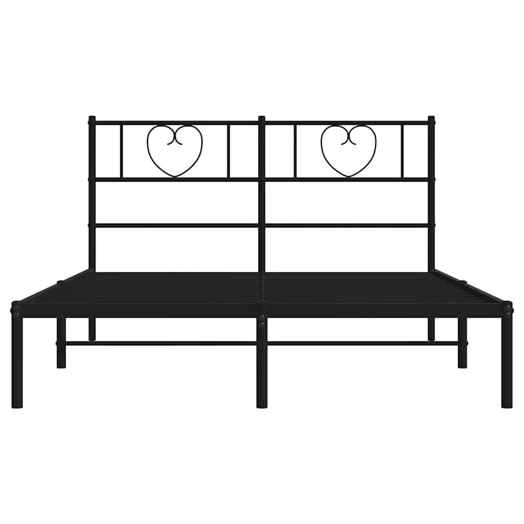 vidaXL Bedframe 150x200 Zwart - 45% Korting! (Retour)