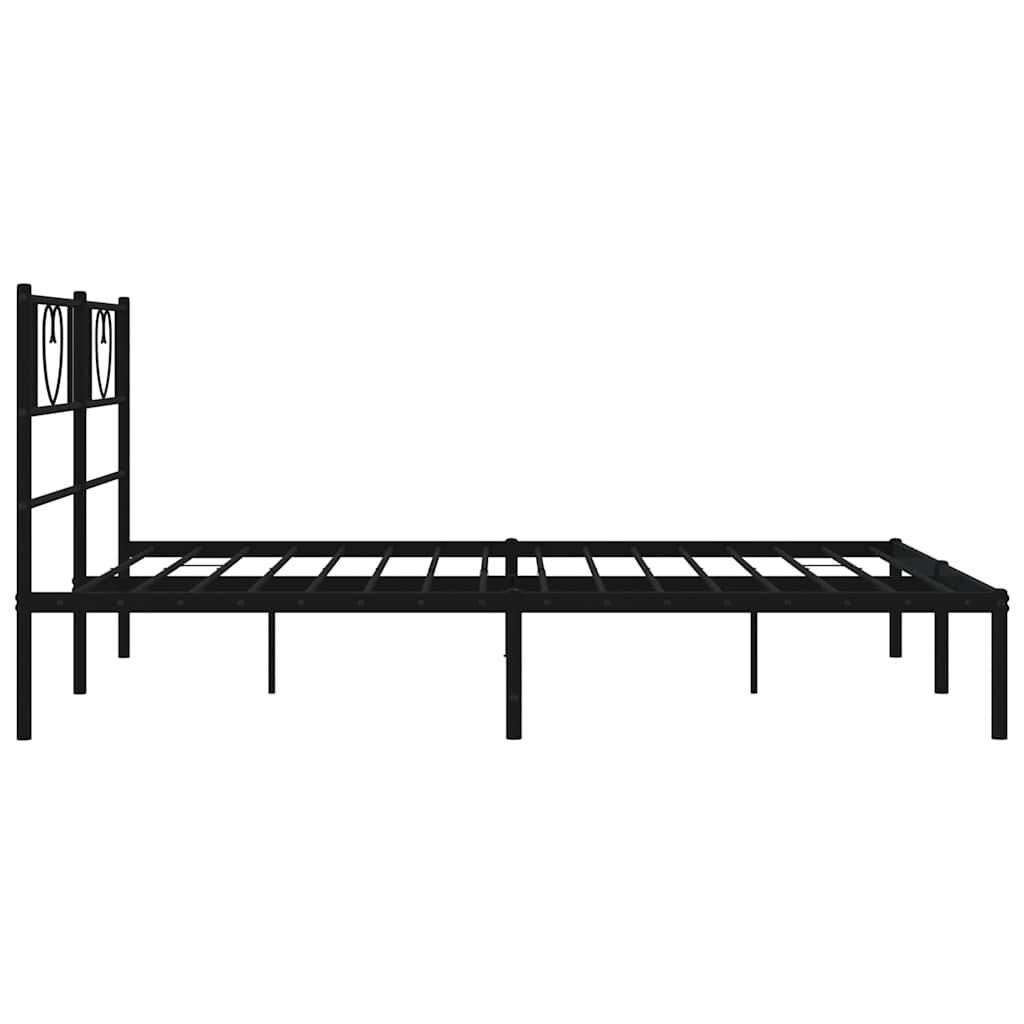 vidaXL Bedframe 150x200 Zwart - 45% Korting! (Retour)