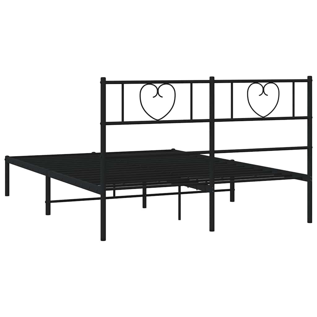 vidaXL Bedframe 150x200 Zwart - 45% Korting! (Retour)