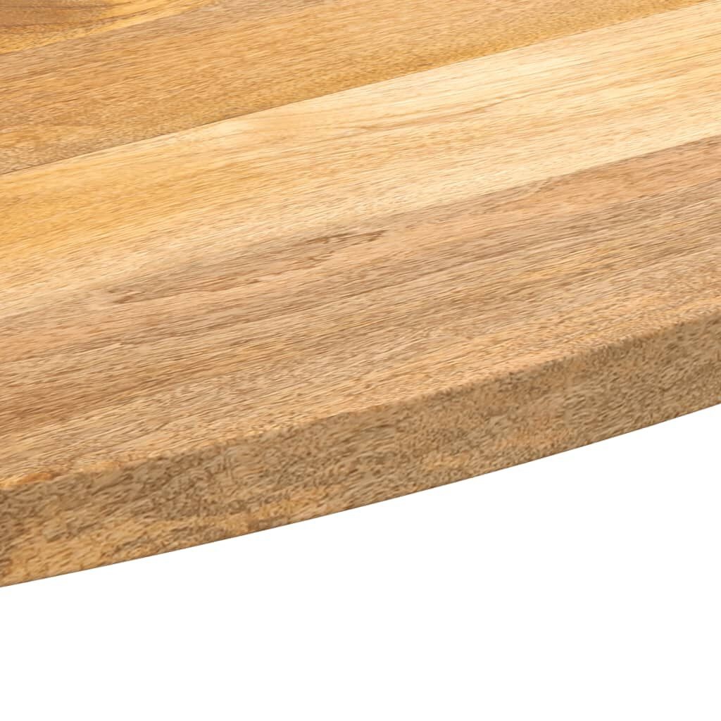 Ovaal Mangohouten Tafelblad 120x50cm - NU 35% Korting!