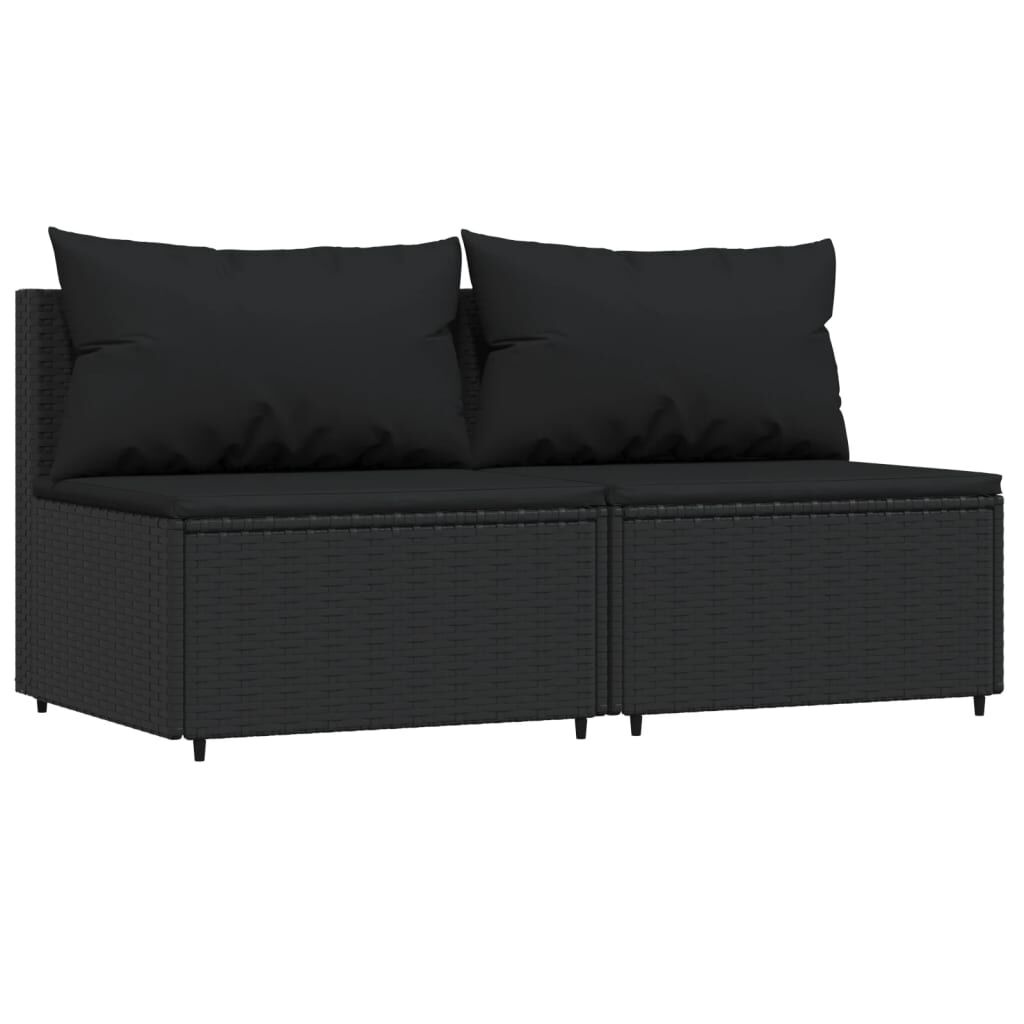 vidaXL Loungeset 3-delig Zwart -35% Korting! Zo Goed Als Nieuw