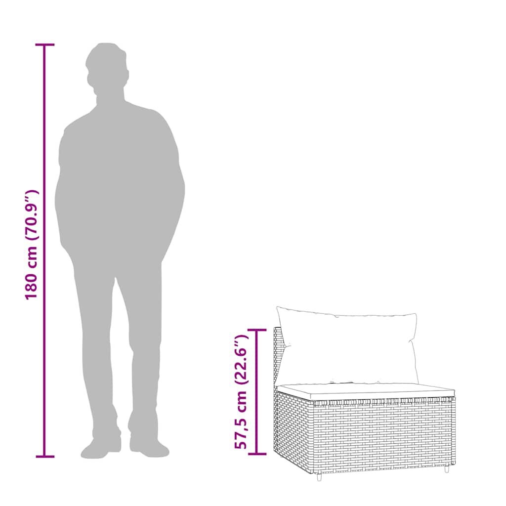 vidaXL Loungeset 3-delig Zwart -35% Korting! Zo Goed Als Nieuw