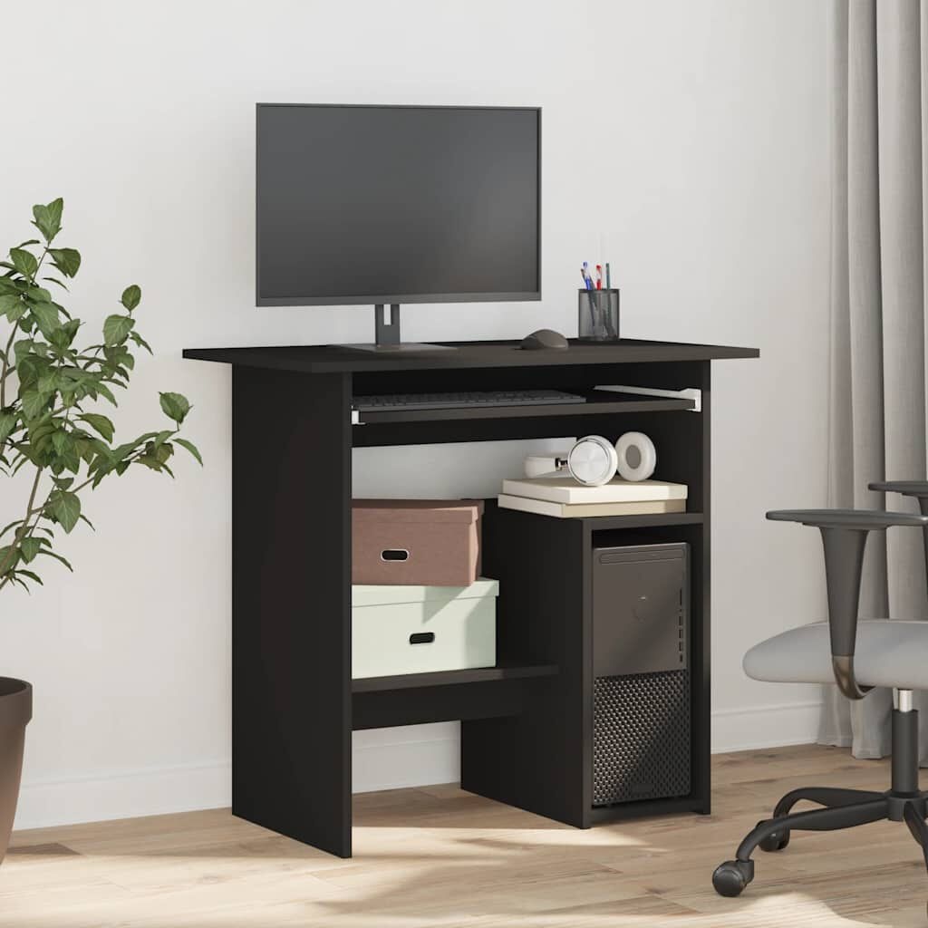 vidaXL Bureau Zwart 80x45cm - Beschadigd - 35% Korting!