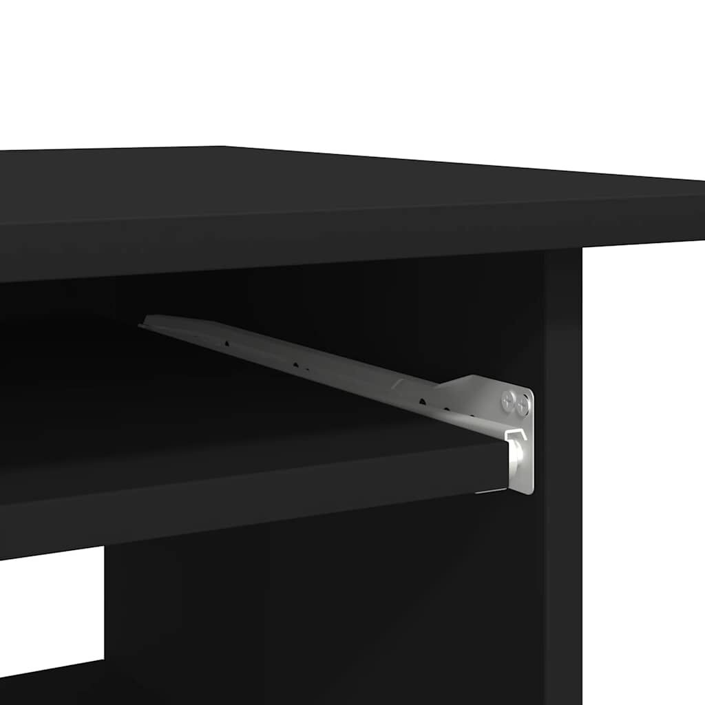 vidaXL Bureau Zwart 80x45cm - Beschadigd - 35% Korting!