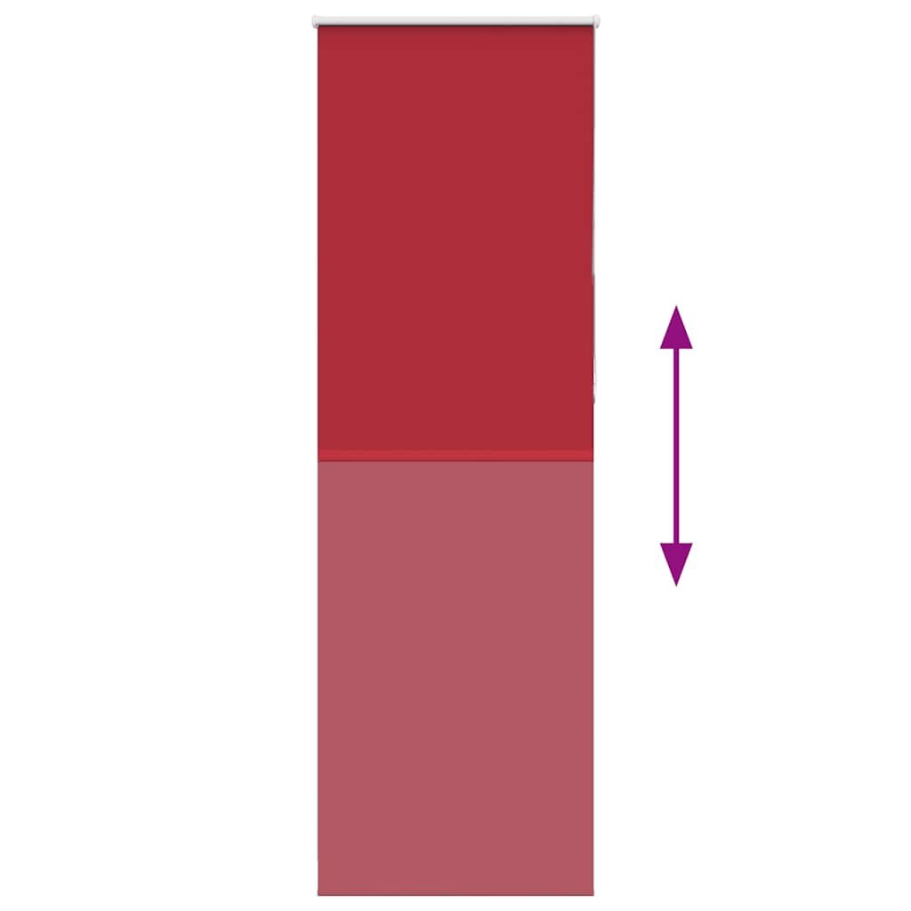 VidaXL Verduisterend Rolgordijn 80x230cm - Rood - 35% Korting!