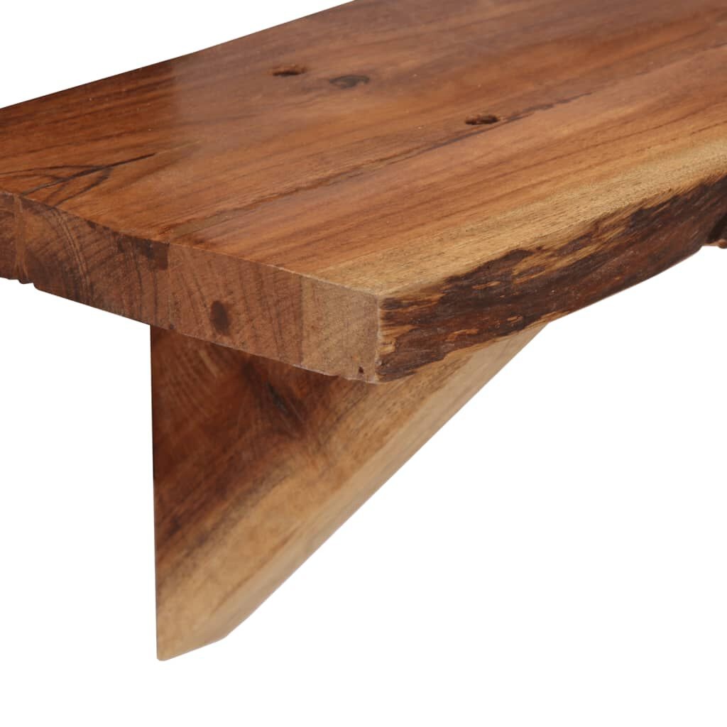 Wandplanken Acaciahout 90cm (2 st) -35% Korting!