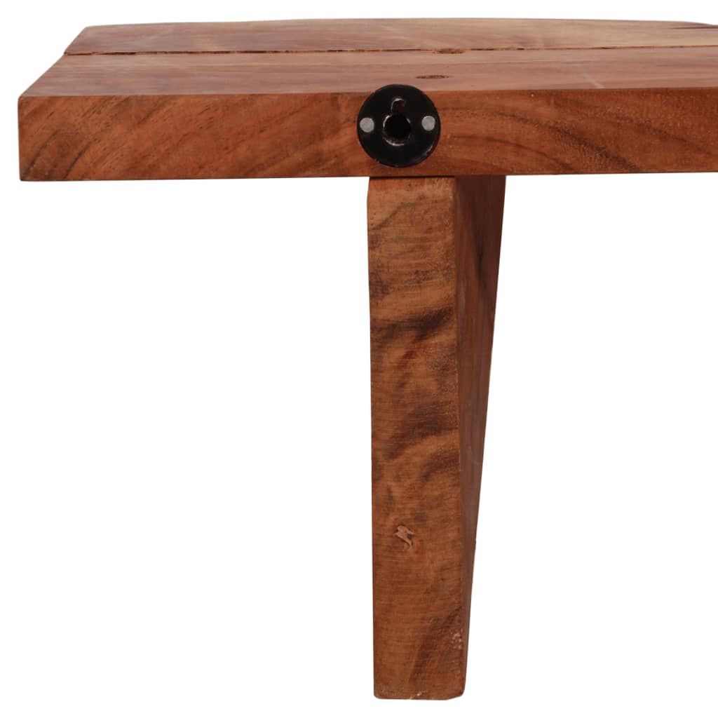 Wandplanken Acaciahout 90cm (2 st) -35% Korting!
