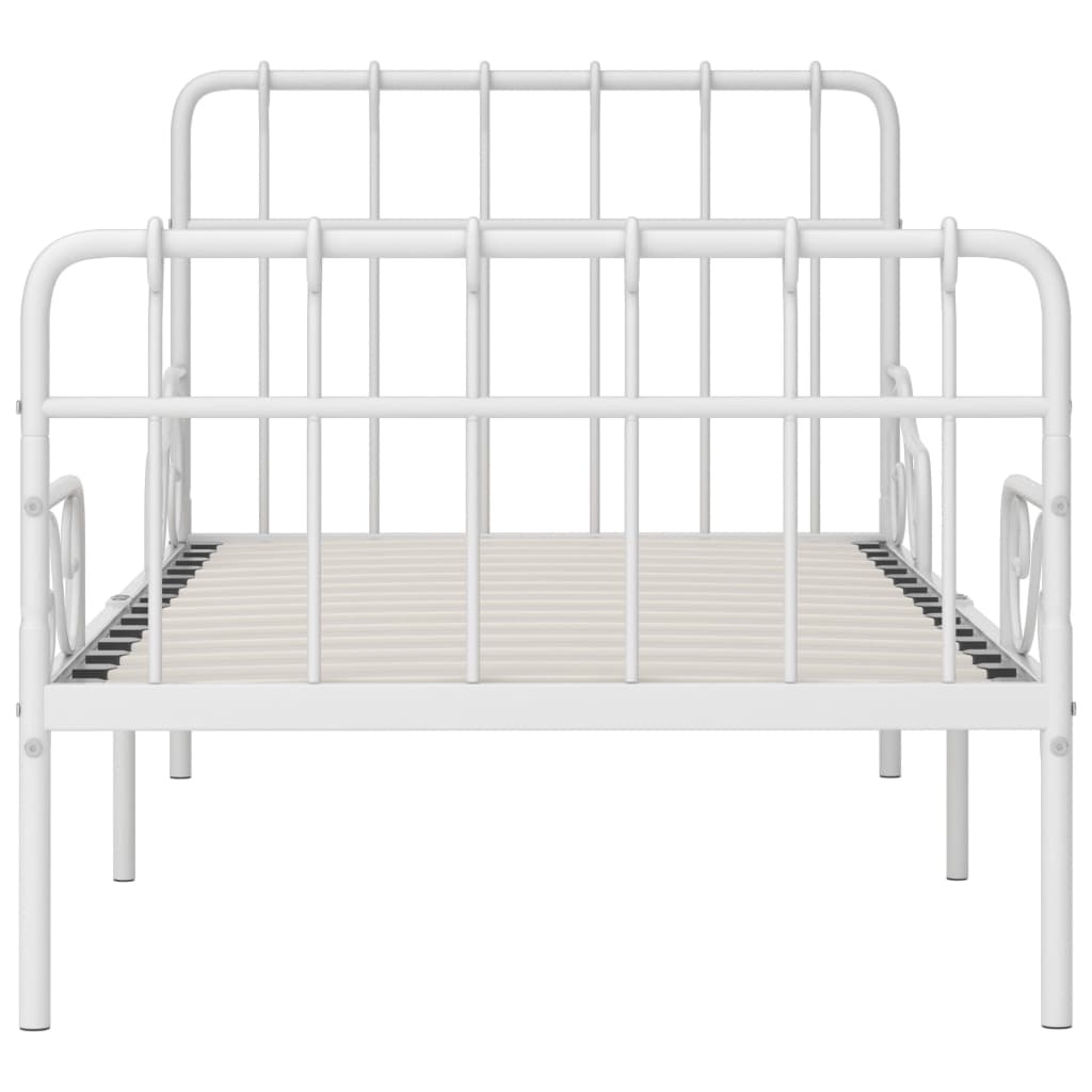vidaXL Bedframe Wit 90x200 cm - 42% Korting!
