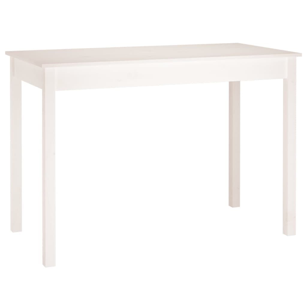 Eettafel Grenenhout Wit 110cm - 50% Korting! (Deukje)