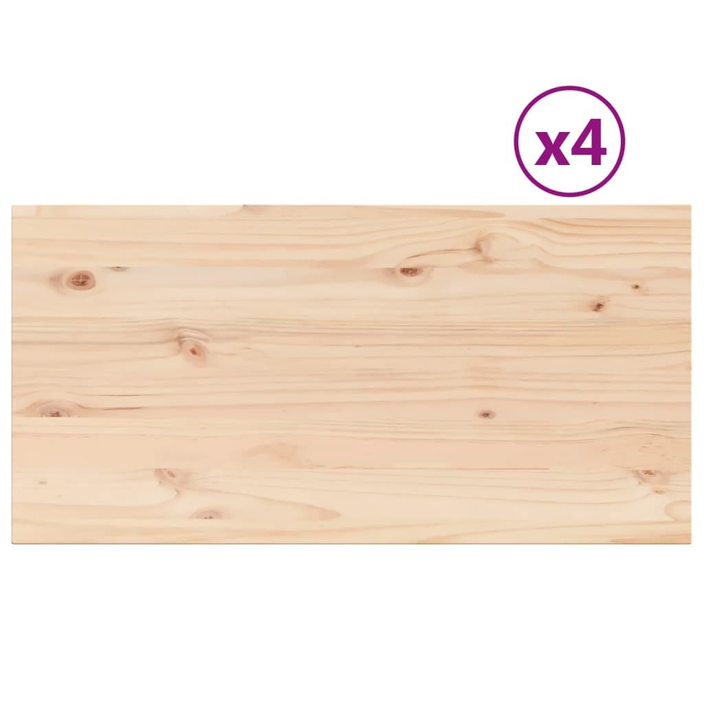 Grenen Tafelbladen Set (4) 90x45cm - 53% Korting! Massief Hout