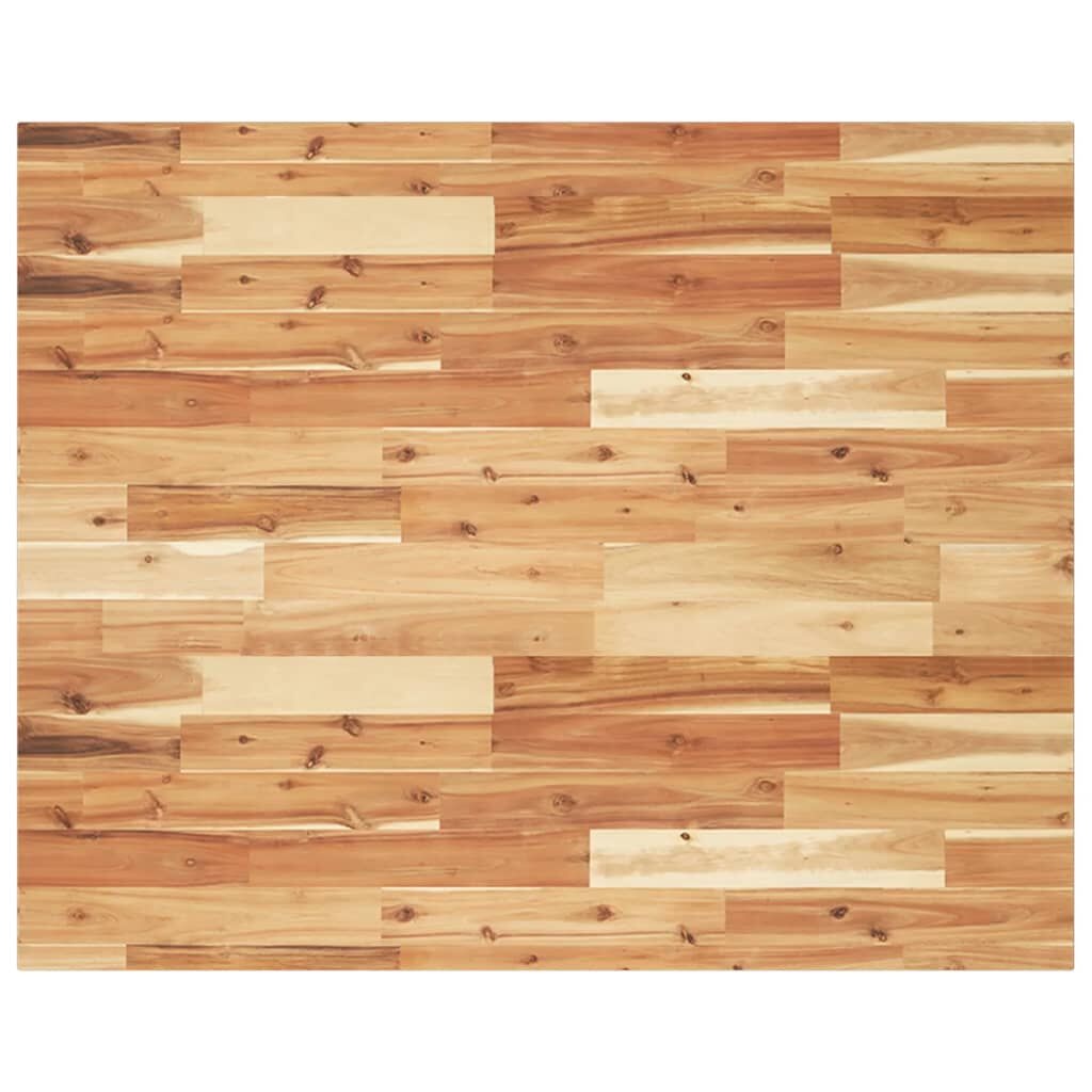 Acacia Tafelblad 100x80 cm - Massief Hout - 41% Korting!