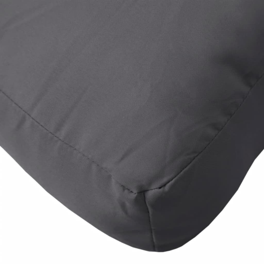 vidaXL Palletkussens Antraciet - Set van 2 - 35% Korting!